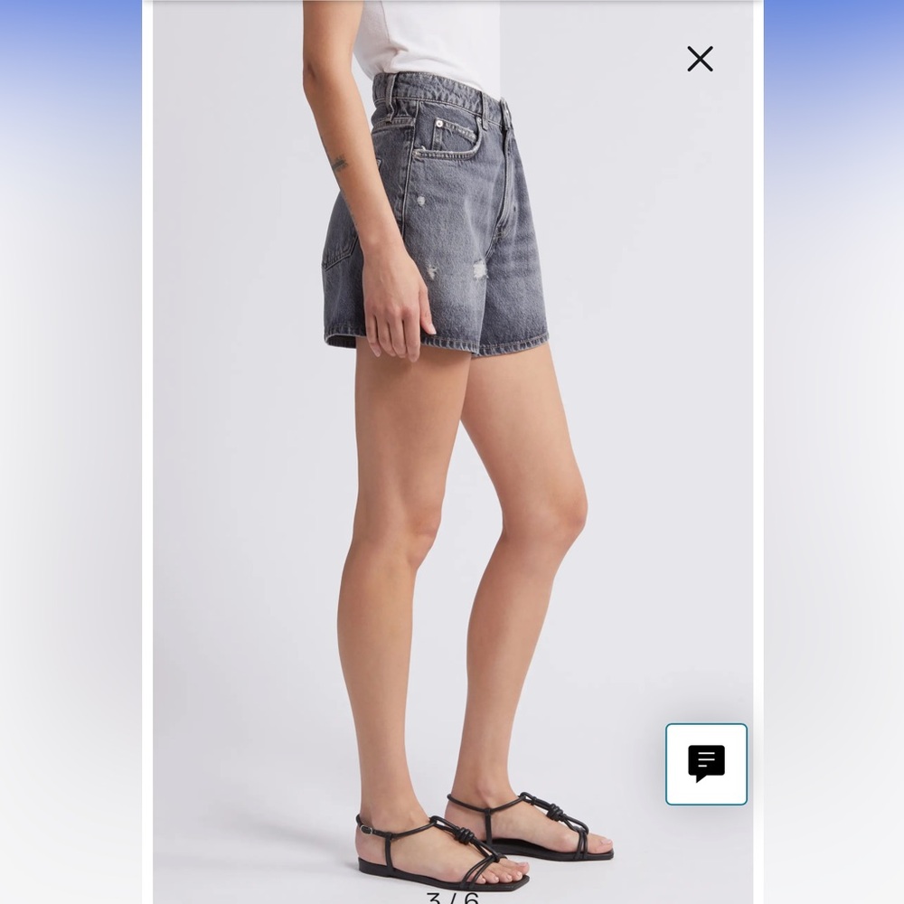 NWT Frame ZURICH EASY DENIM SHORT Size 26 - Picture 3 of 9